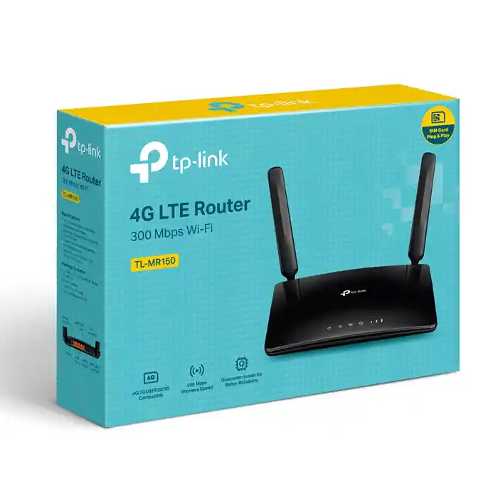 TP-Link TL-MR150 300 Mbps 3G,4G & Ethernet Single-Band Wi-Fi Router